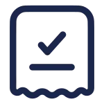 Bill Check SVG Icon
